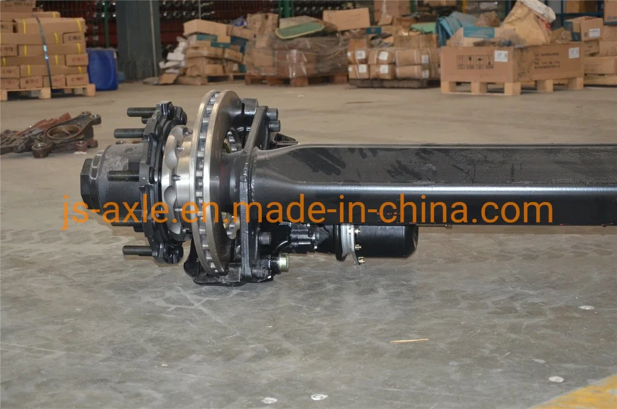 Manufacturer OEM 150mm Square Beam 13t Disc-Brake Type Axle Trailer Part for Trailer Truck Axle