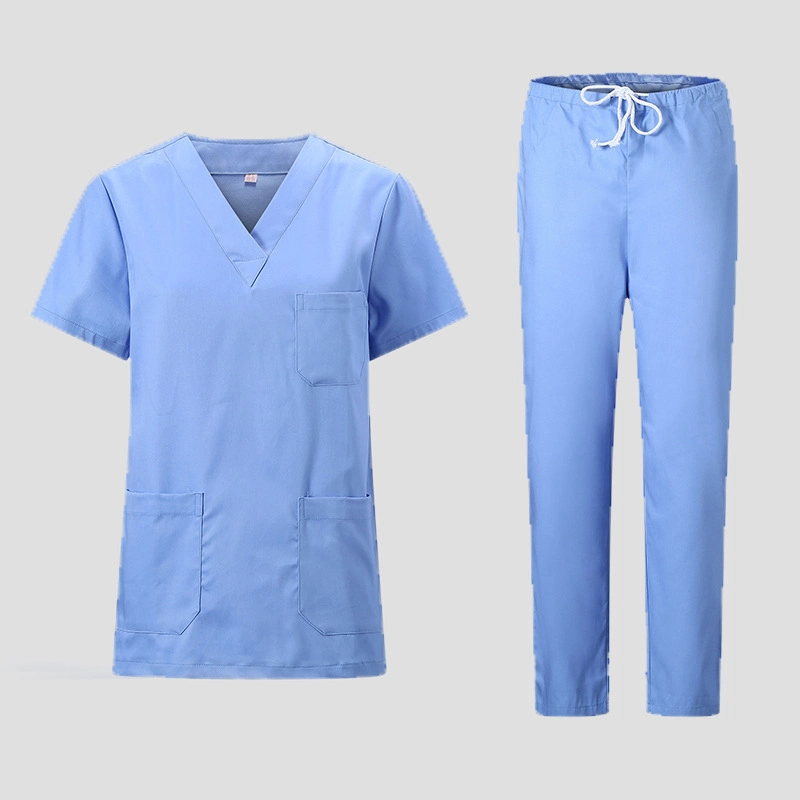 Ly Polyester Cotton Scrub Suit -Hospital Uniform