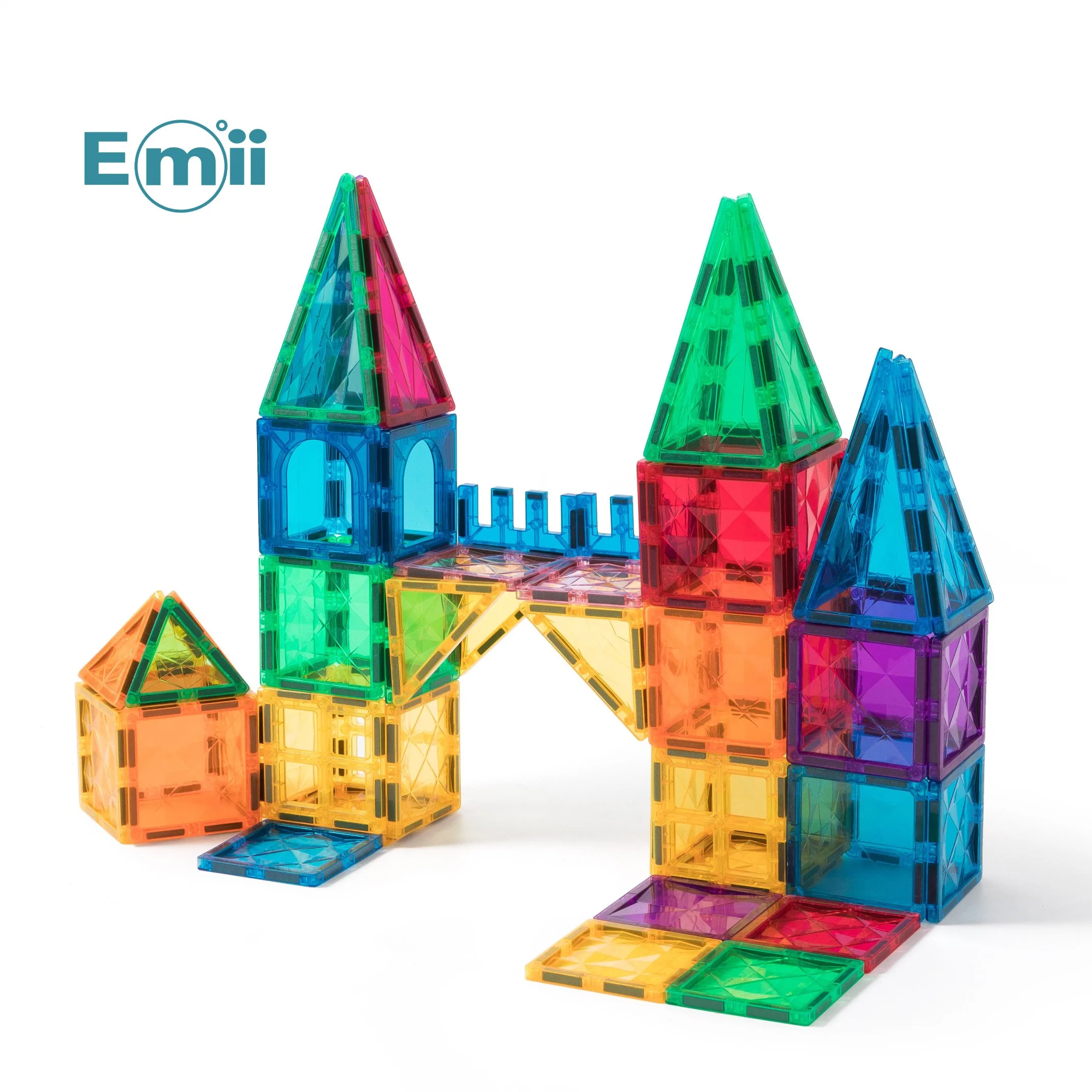 Emii Educational Toys Magnetic Building Block pour les enfants avec plus fort Aimants