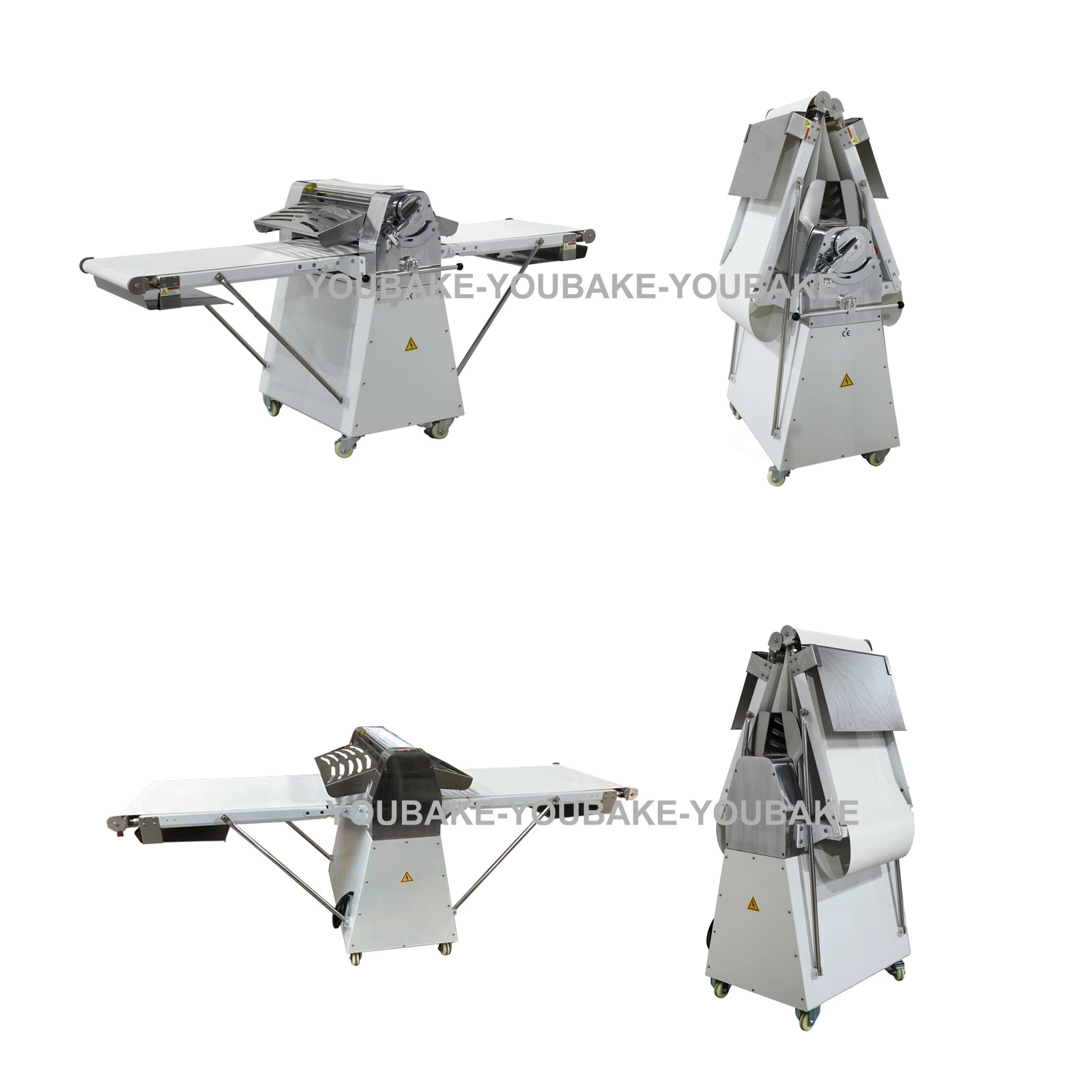 Price for Automatic Reversible Tabletop Stand Pizza Bread Croissant Pastry Dough Sheeter Machine Laminadora Roller Sheeter