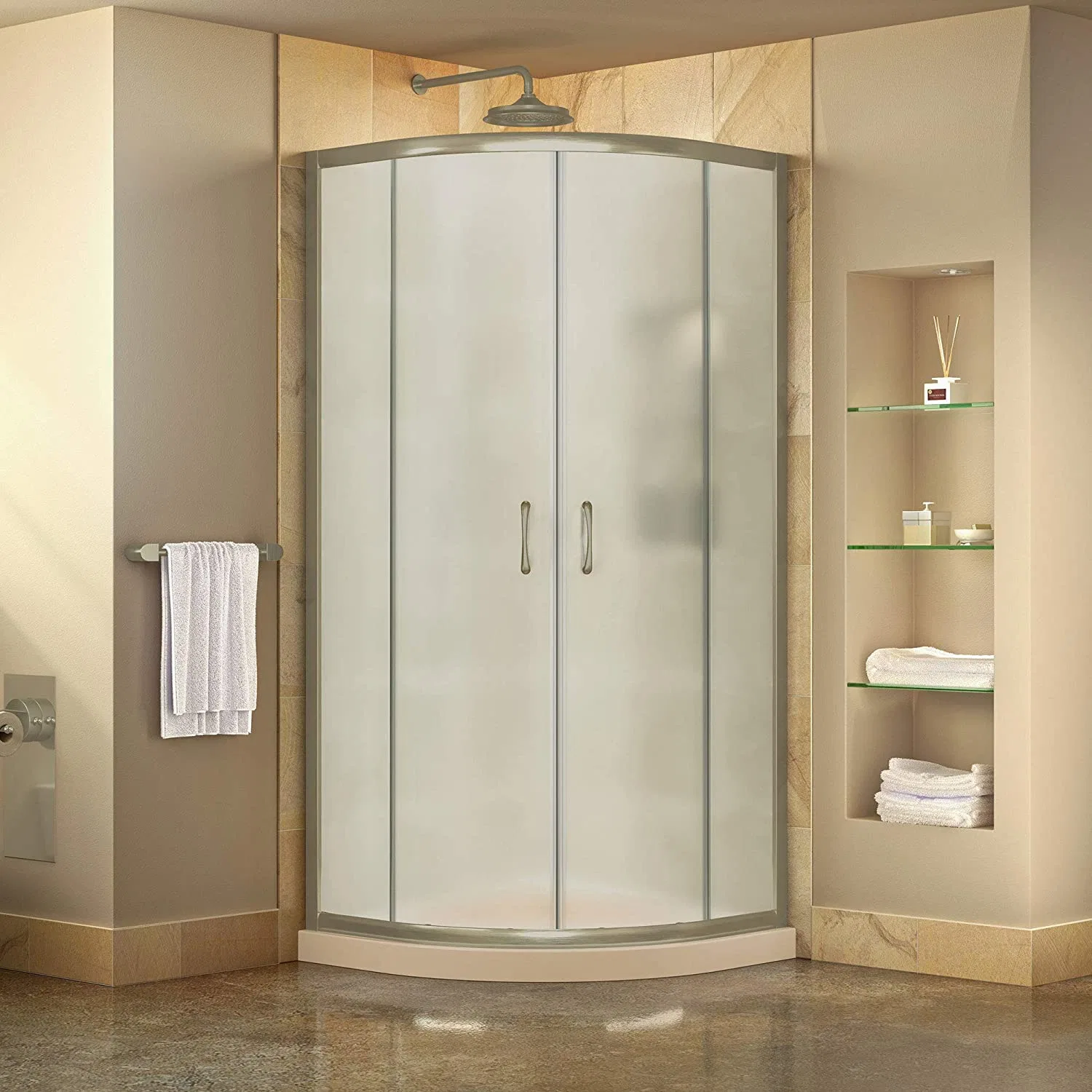 Frosted Shower Enclosure Tempered Glass Hot Selling Good Quality