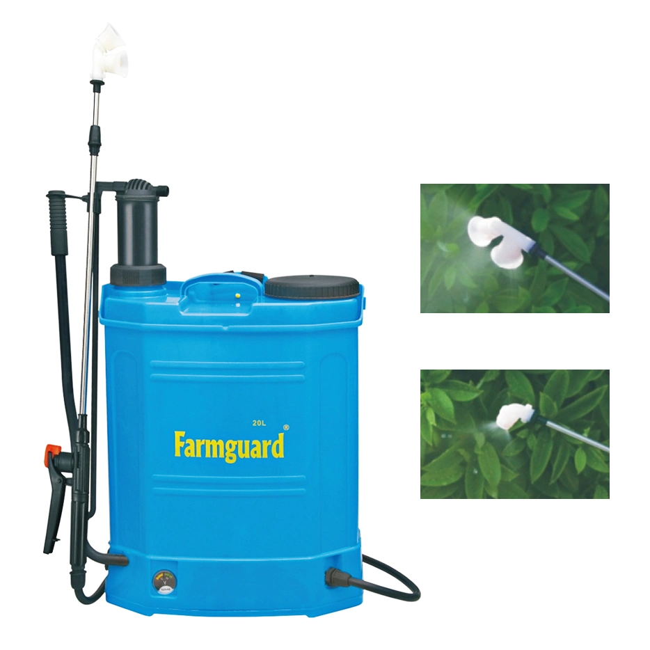 Garden Knapsack Chemical Manual Electric Pesticide Hand Bayyery 2 in 1 Sprayer