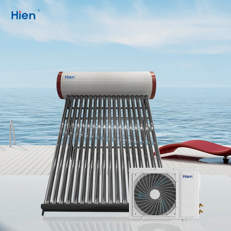 Air to Water Heat Pump Pressurized Solar Water Heater with Heat Pipe