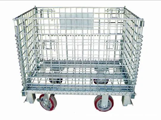 Multi-Purpose Factory Cage Metal/ Basket Container Wire Top Cover