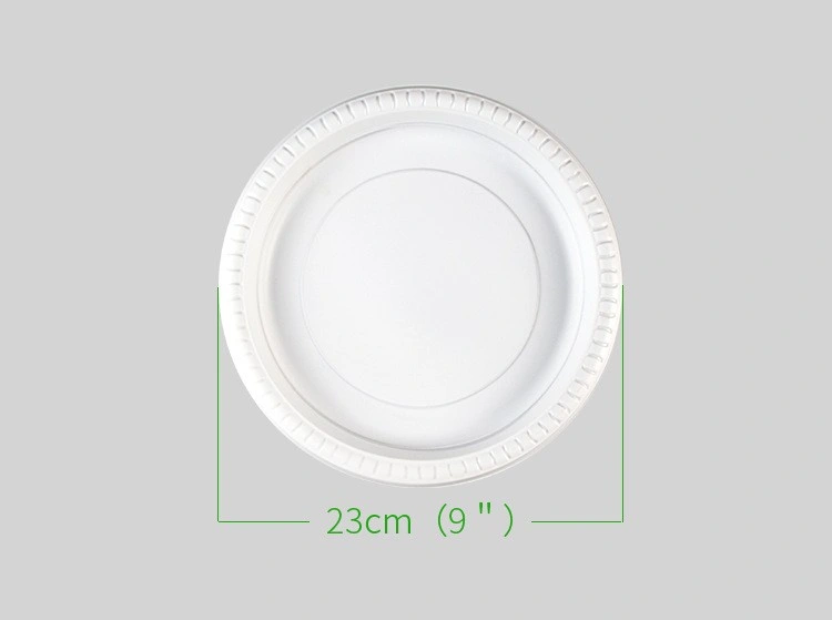 Precio de fábrica de plástico personalizada platos plato de comida de fiesta