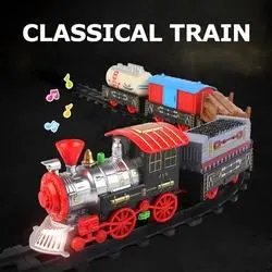 Игрушки Eletricos Model Battery Emerable Railway Track Locomotive Educational Toys Для детей