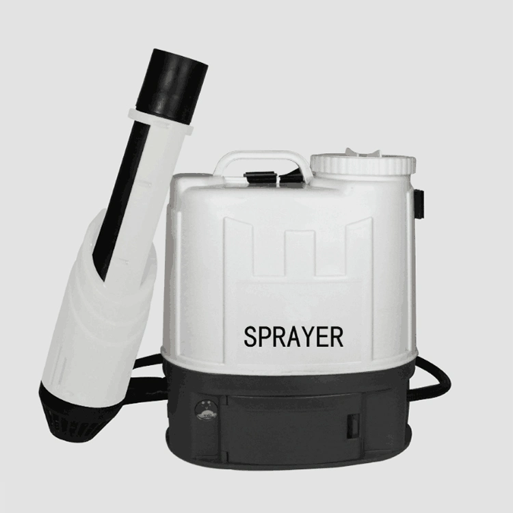 Bolsa de polvo electrostática desinfectante agrícola máquina de nebulización de agua nebulización Spray