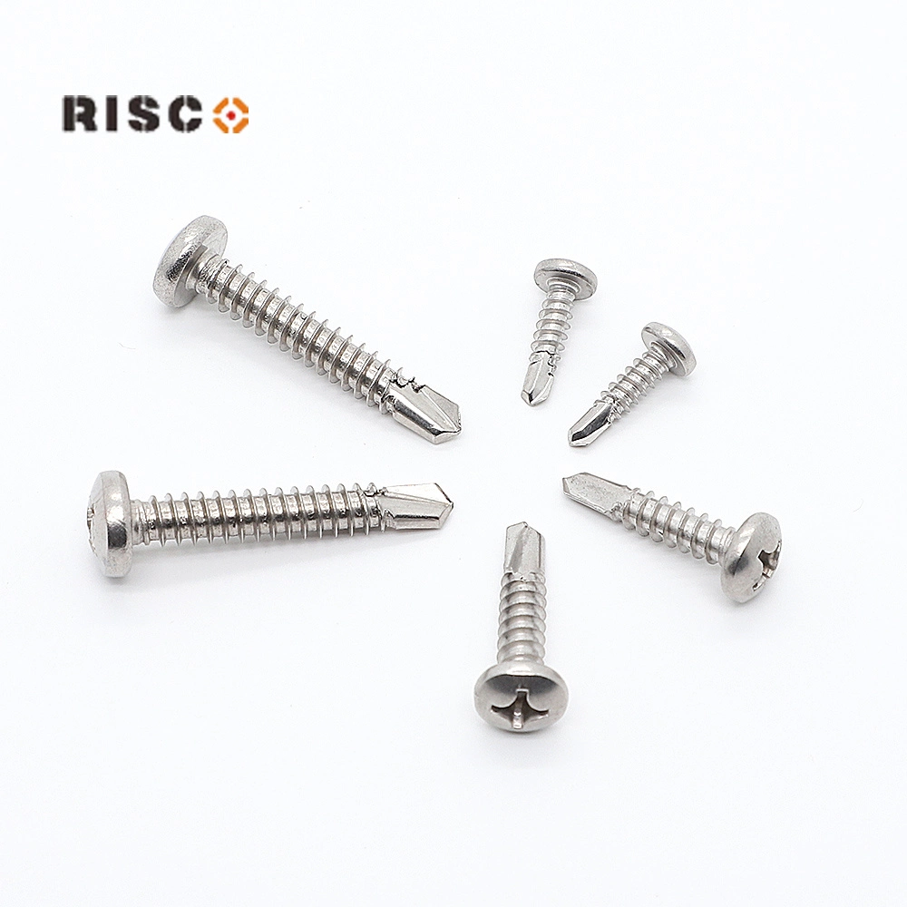 Stainless Steel 304/316 DIN7504 in Stock Manufacturer St3.5 Self Self Driling/Tapping/Machine/ Wood/Chipboard/Roofing Screws