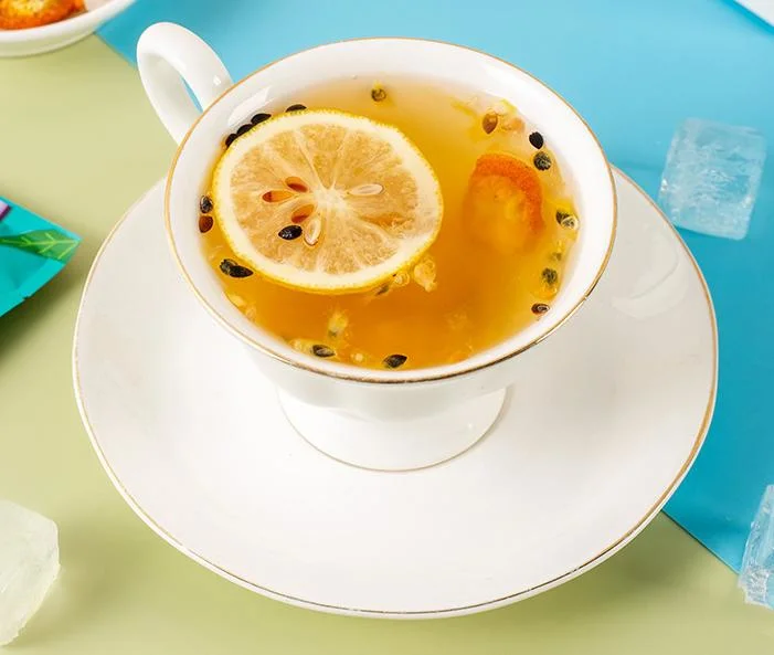 Free Design Passion Fruit Kumquat Lemon Mixed Dried Fruit Tea Iced Summer Flavor Drinking