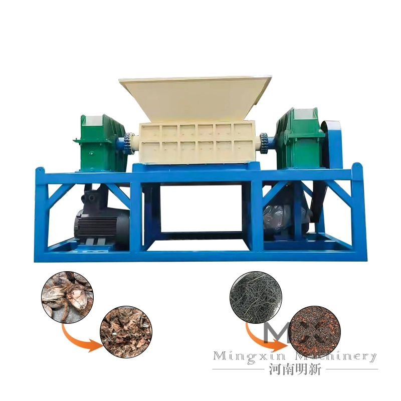 Kunststoff Recycling Shredding Papier Shredder Maschine / Twin Shaft Shredder Für das Recycling von Kunststofffolien