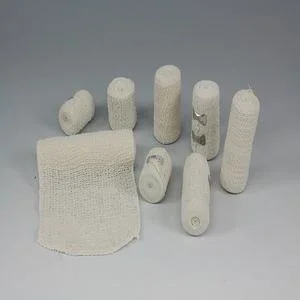 Elastic Crepe Bandage 100% Cotton Good Elasticity Good Permeability