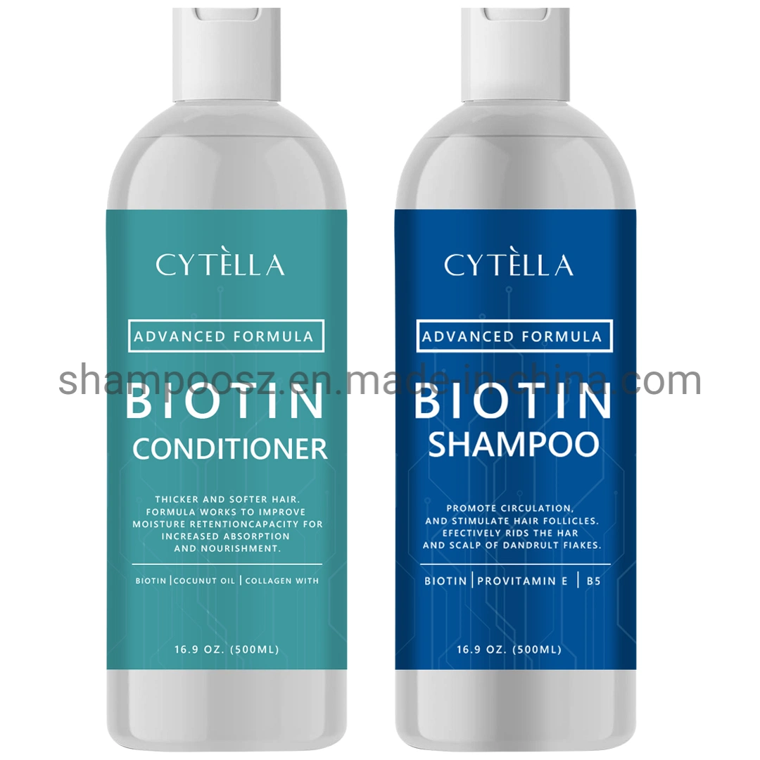 Promote Circul Ation and Stimulate Hair Follicles Advanced Formul a Biotin Shampoo and Conditioner Set