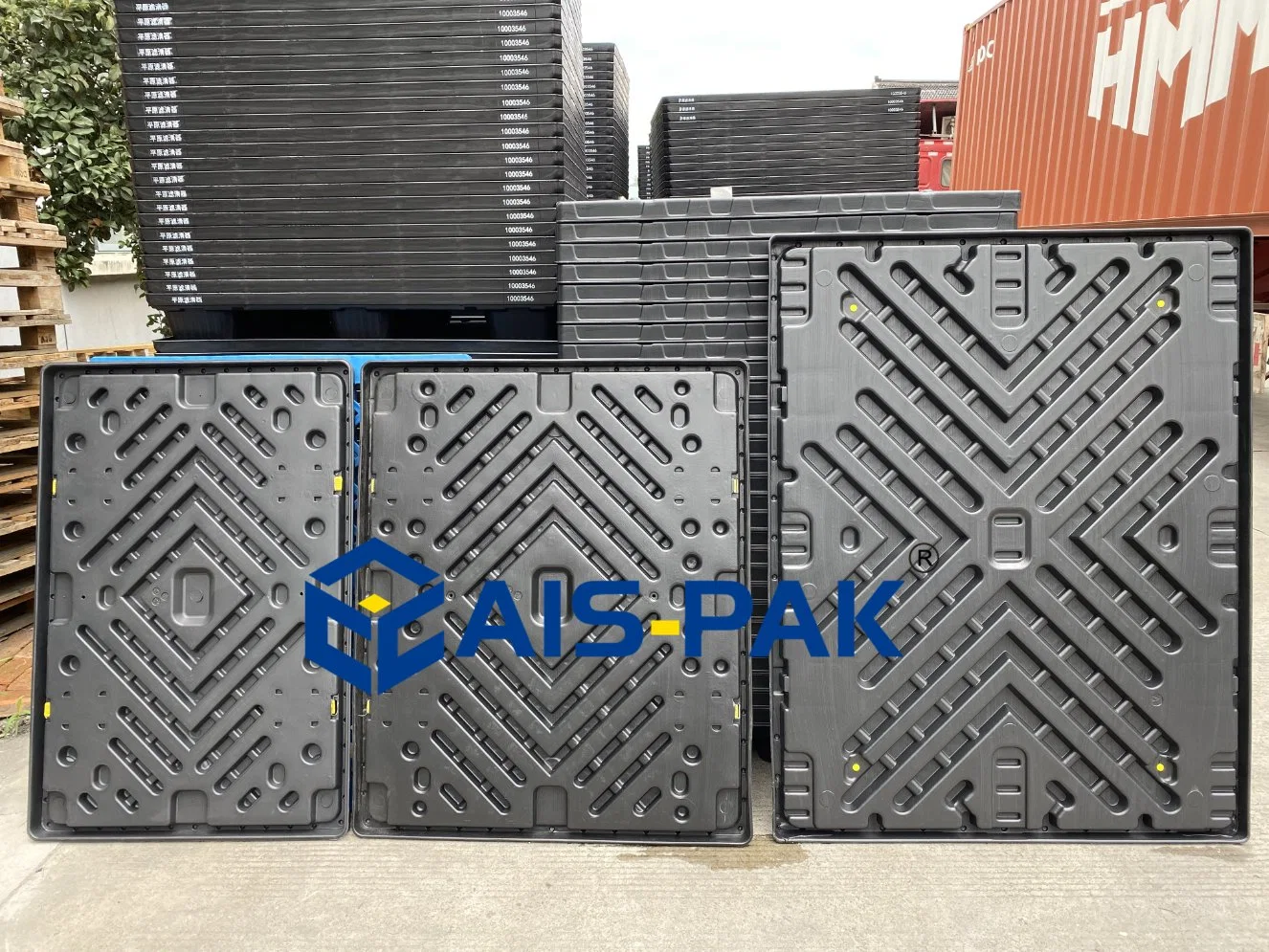 AIS-Pak 1470*1150 mm Kunststoffpalette für Wabenbox