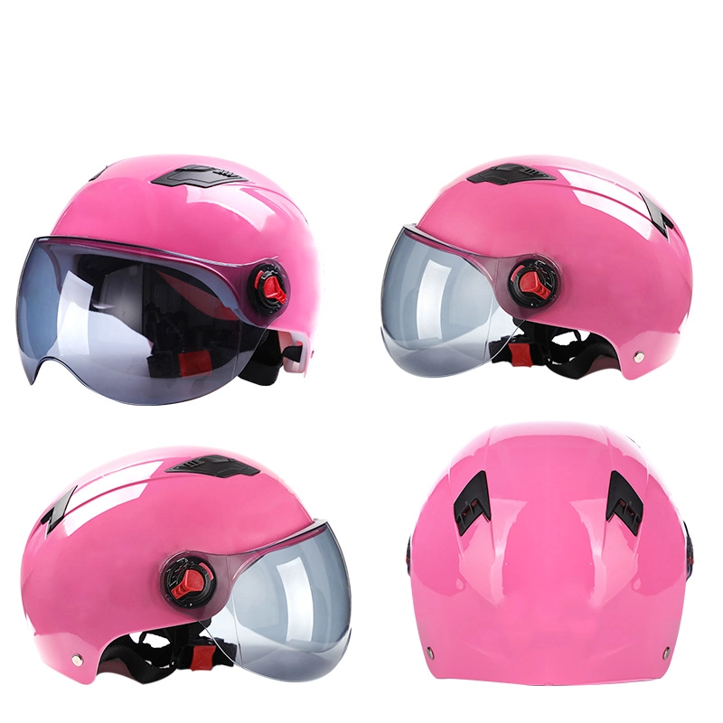 Stars Fia Battery Electric Car Motorcycles, Bicycles, Mountain Bikes Four Seasons Half Safety Helmet Summer Four Season Motorcycle Boy Girl Baby Kids Children