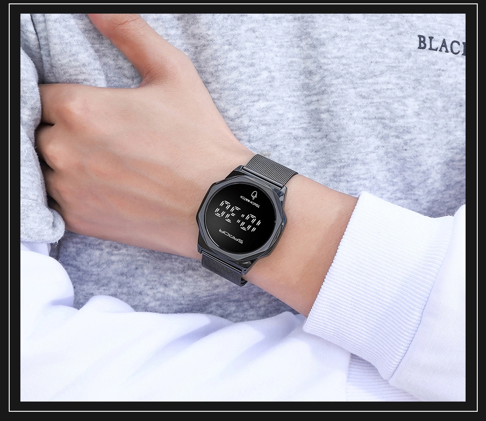 Latest Elegant Alloy Touch Screen LED Watch