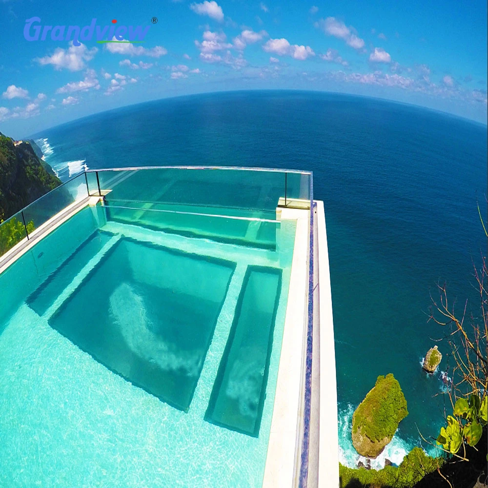 Large Plastic Infinity Endless Outdoor Acrylic Glass for Swimming Pools