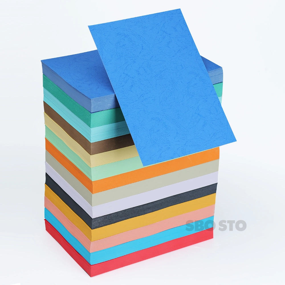 High quality/High cost performance Colored Embossed Cover Paper Binding Cover Paper Sbosto 908801