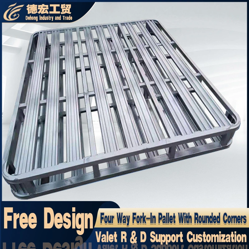 Heavy Duty OEM Depth Weight Capacity Cheap Rackable Metal / Steel Pallet for Warehouse