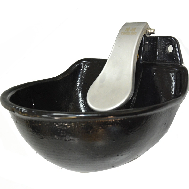 Precise Designsturdinessperfect Finish Cattle Cow Bowl Iron Enamel Surface for Dairy Farm Equipment