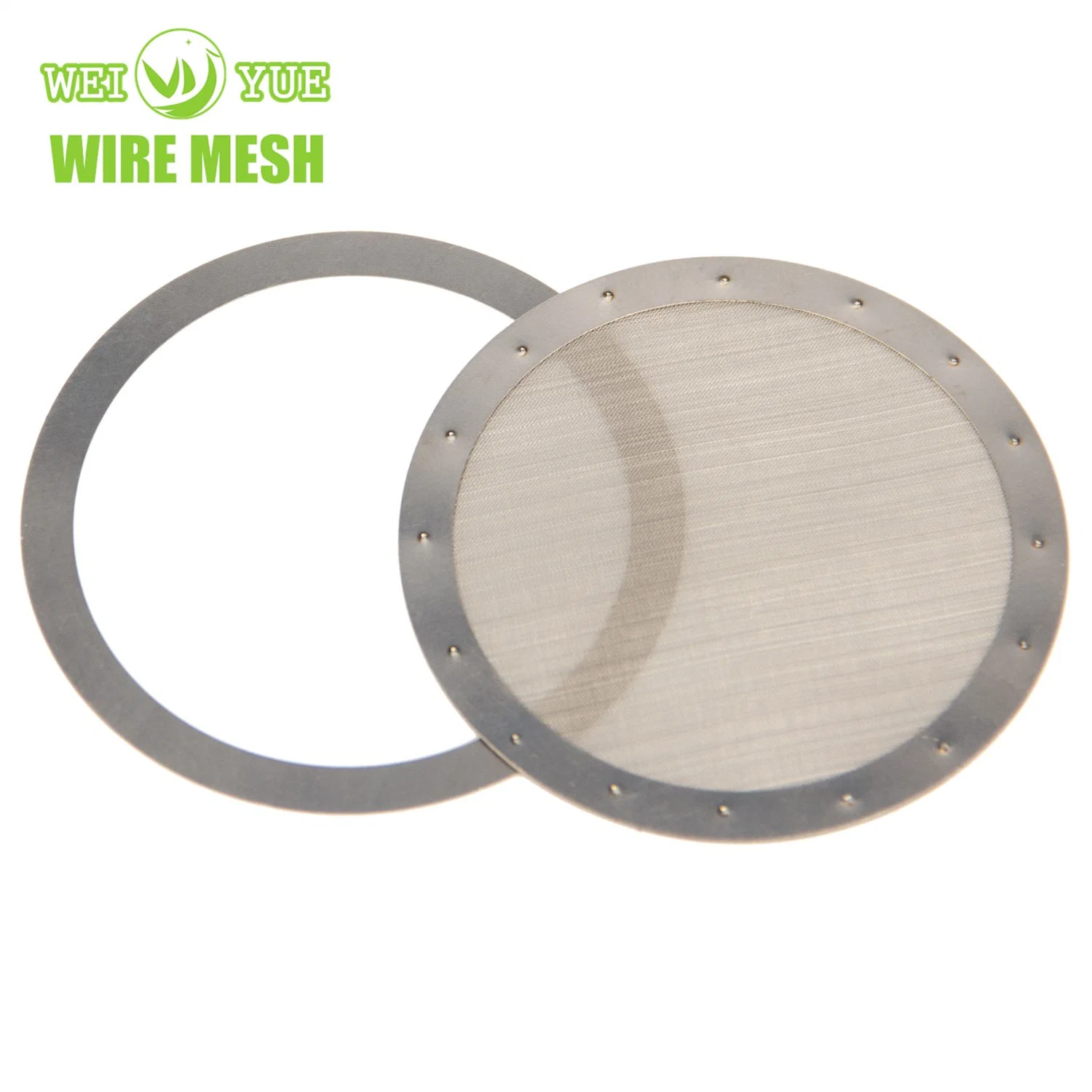 Stainless Steel 70mm Diameter Round Disc with 250 Mesh 4-Layer Filter Mesh