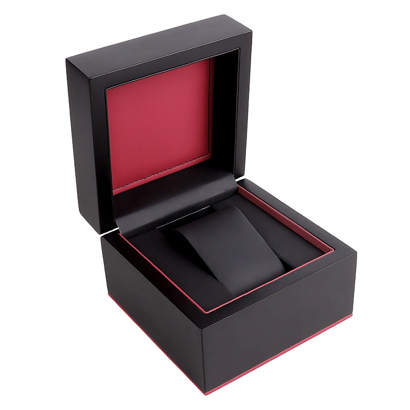 Manufacturers Wholesale/Supplier Wooden Watch Box Black PU Leather Display Box Custom Storage Box Watch Box