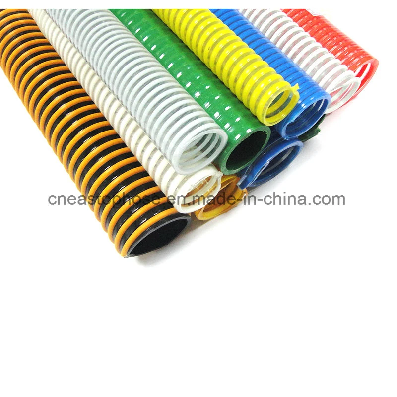 Flexible Helix Spiral Reinforced PVC Irrigation Suction Water Hose Pipe Supplier