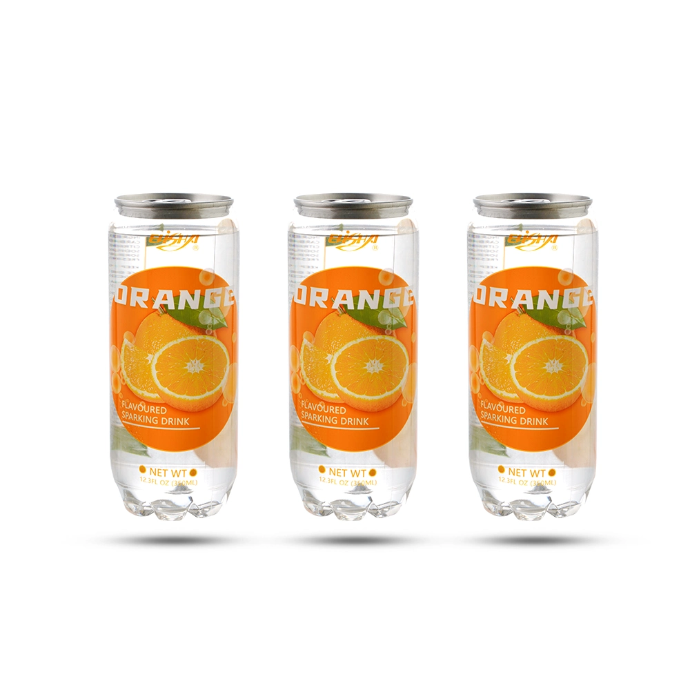 OEM 350mi Orange Flavor Exporter Beverage Soft Drink Energy Drink