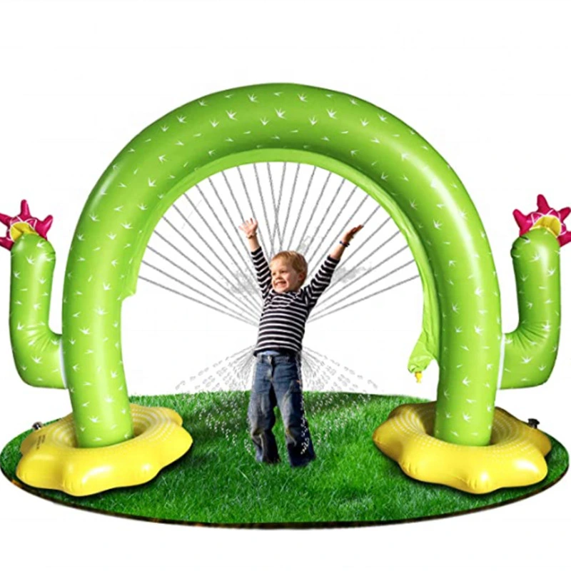 Inflatable Cactus Sprinkler for Kids Outdoor