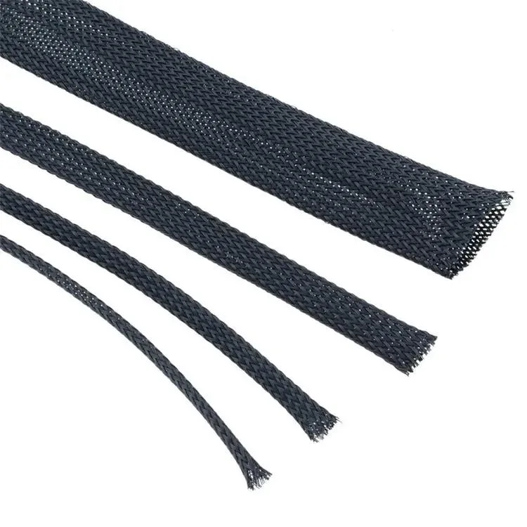 Insulation Pet Braided Expandable Cable Sleeve for Electric Wire