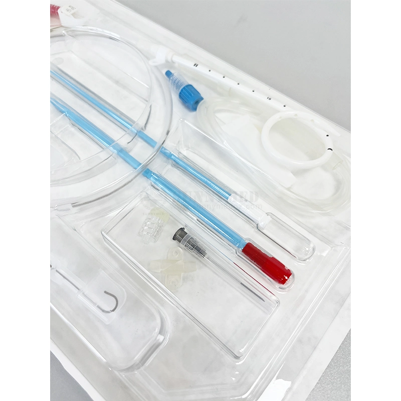 Sy-DC desechable médica en forma de espiral de catéter de drenaje para el abdomen y tórax