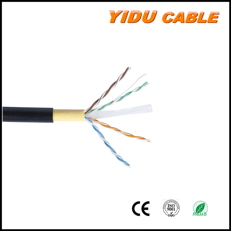 Venta caliente al aire libre Accesorios precios baratos de red UTP CAT6 CAT5e Cable de conexión de red LAN RJ45 Cable Ethernet Cat5e para el equipo