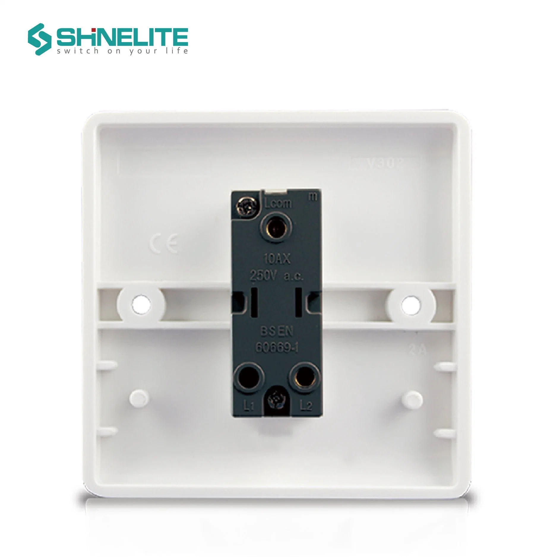 Vendedor caliente baquelita BS Interruptor de pared Socket M K toma de contacto