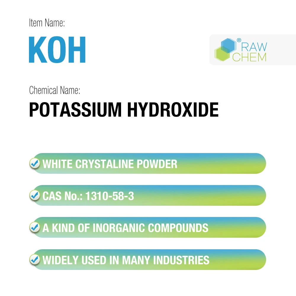Food Grade etanólica de hidróxido de potasio KOH al 95%