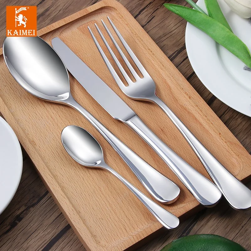 304 Stainless Steel Cutlery Tableware Fork/Spoon/Knife Environmental Dinnerware for Hotel/Restaurant/House/Gift with LFGB/EU/SGS Certificate