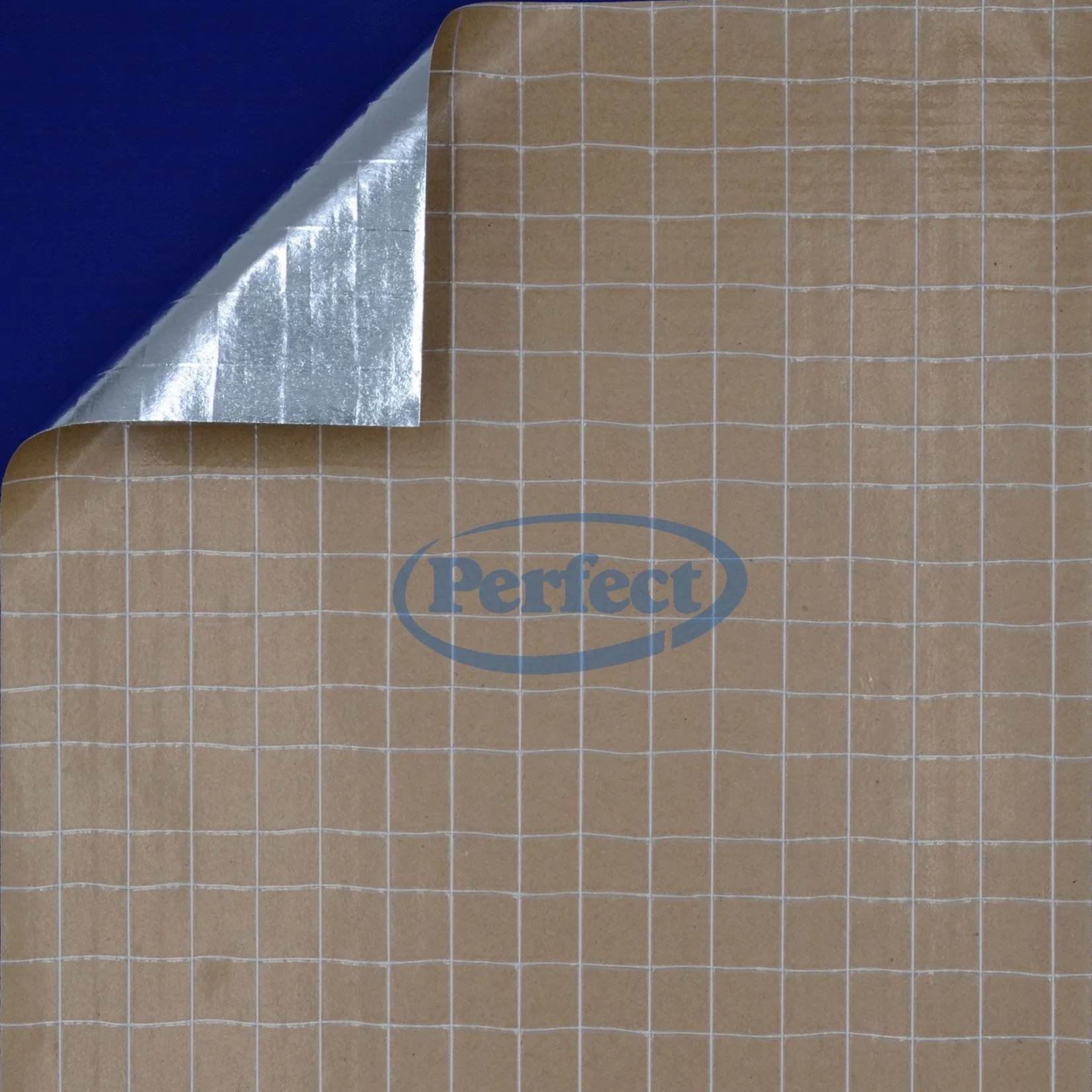 Heat Sealing Aluminium Foil Reinforced Scrim Kraft Paper PE Coated