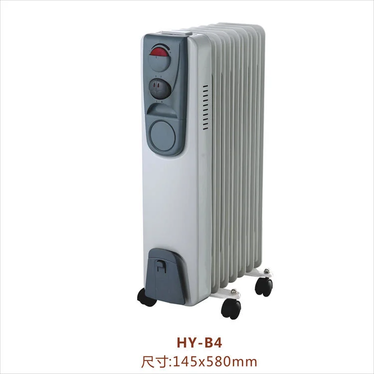 Oil Filled Radiator 2500W 11fin Portable Electric Heater 3 Heat Settings with Adjustable Thermostat, Safety Auto Shut off, 24 H