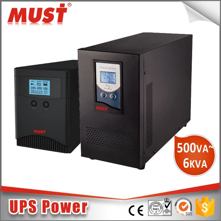 Must ISO9001 Factory Ce Standard 1kVA Sinewave Home UPS 1000va