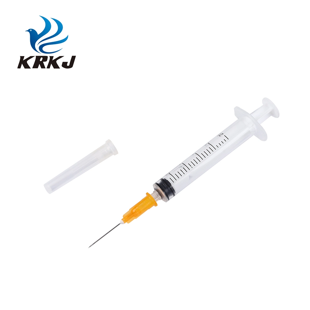 Medical Sterilized Plastic Disposable Veterinary Vaccine Syringe for Pet Injection