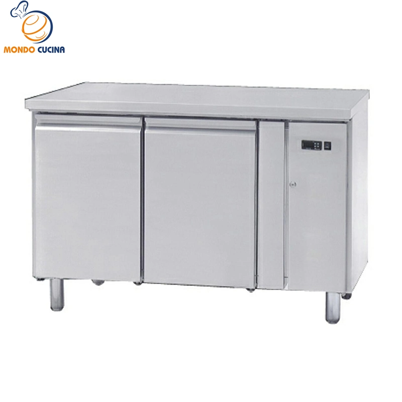 Commercial Freezing Workbench Refrigerator Under Counter Work Table Fresh-Keeping Fridge Stainless Steel Refrigerated Cabinet