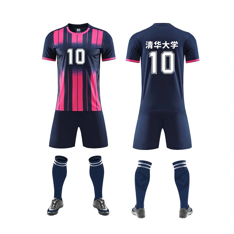 Guangzhou Wholesale/Supplier Sports Clothes Wholesale/Supplier Soccer Uniform Set Kids Mens Sports Wear Blank Retro Soccer Jersey Soccer Wear