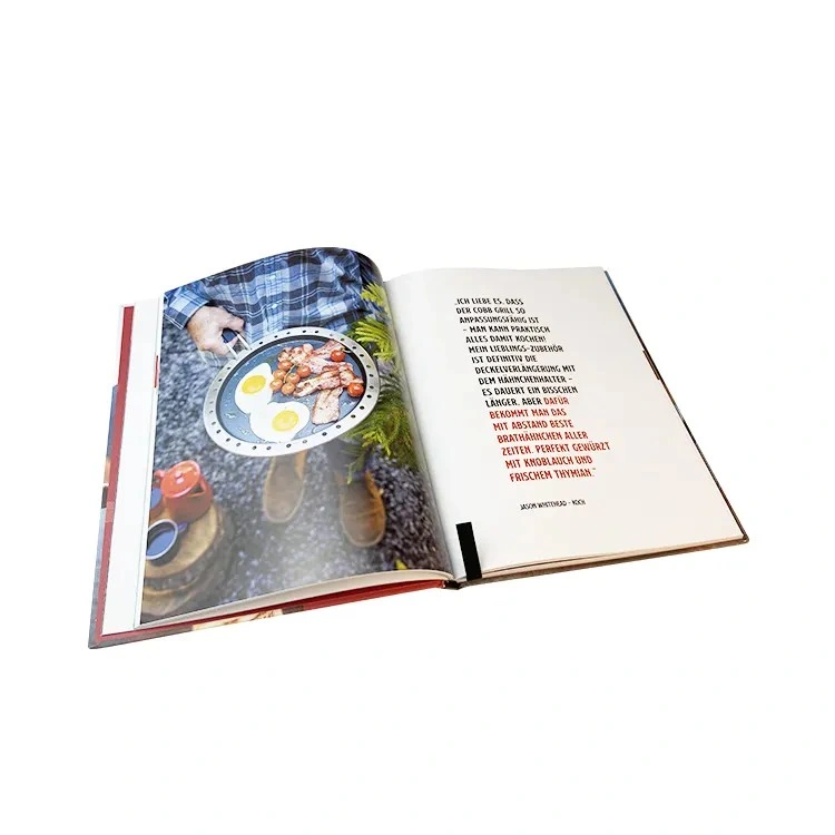 Custom Coloring Case Binding Book Hardcover Cook Book Printing