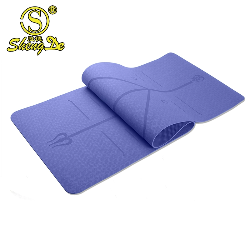 Sports Non-Slip Custom Play Waterproof Eco-Friendly Foam TPE Yoga Mat