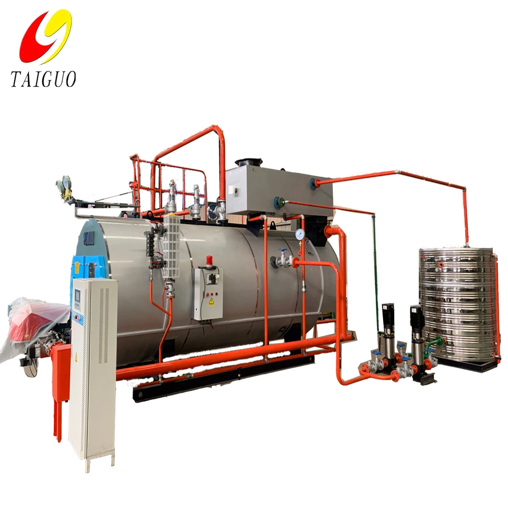 Three Pass Industrial Diesel Water Heating Boiler Natural Gas 1 MW Central Heating Boilers