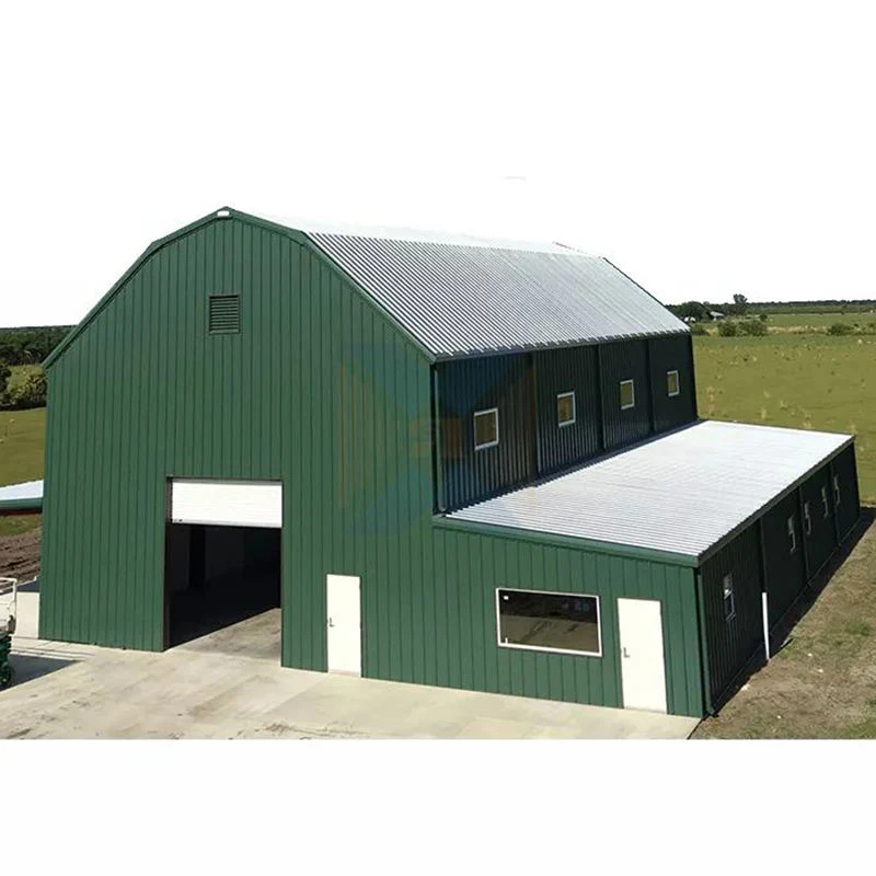 Low Cost Light Steel Structure Frame Prefabricated Indoor Shed Horse Building