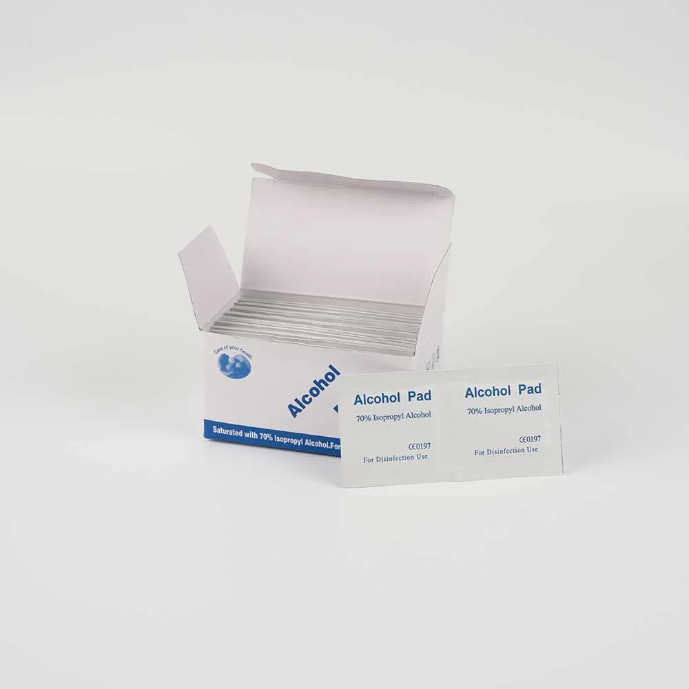 Medical Disposable 70% Isopropyl Alcohol Alcohol Pads Two-Ply Non-Woven