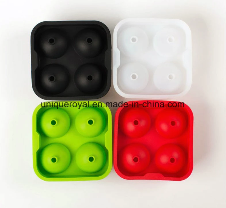 4 Spherical Silica Gel Ice Cube Ice Mould