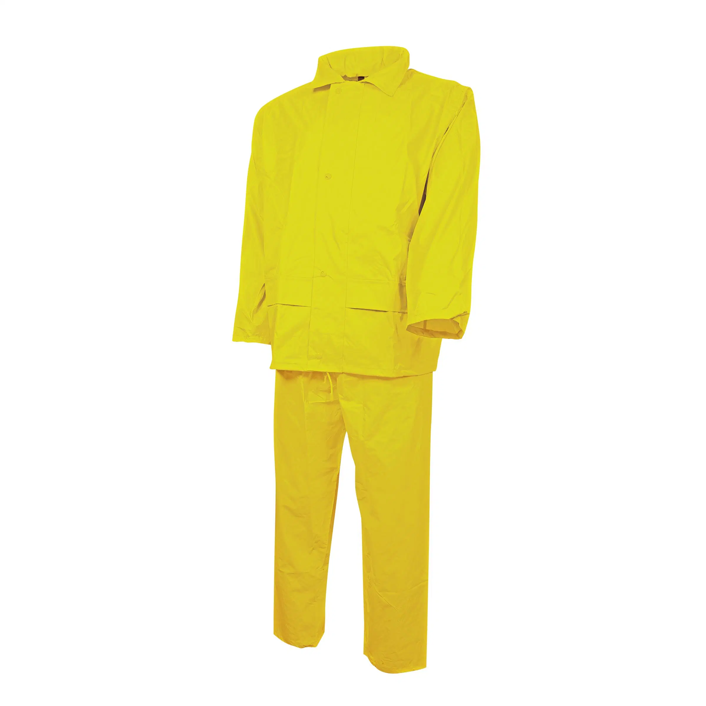 Adultes vêtements de travail vêtements de pluie polyester PVC haute visibilité sécurité pluie Imperméable avec pantalon imperméable Rainsuit Pictures &amp; Photosadul