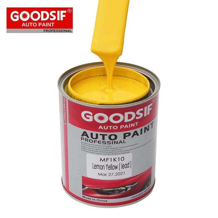 L'acrylique 1K Basecoat voiture de la peinture de finition métallique haute brillance Diluant pour vernis de réparation de carrosserie