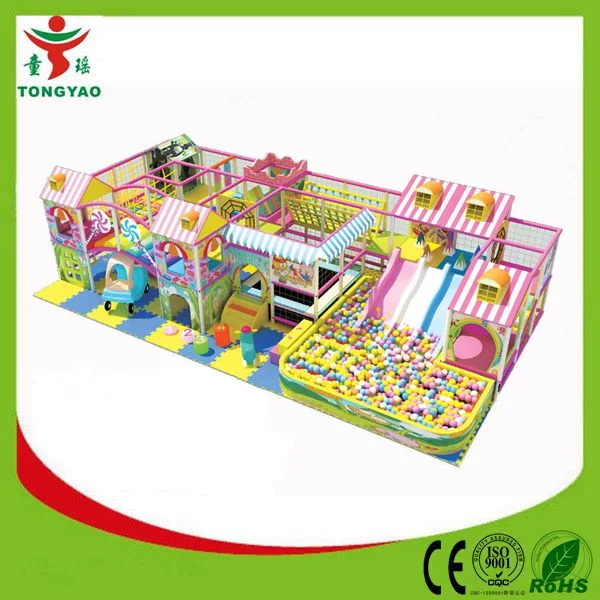 China Supplier Custom Soft Play Ball Pit Slide with Trampoline Indoor Playground