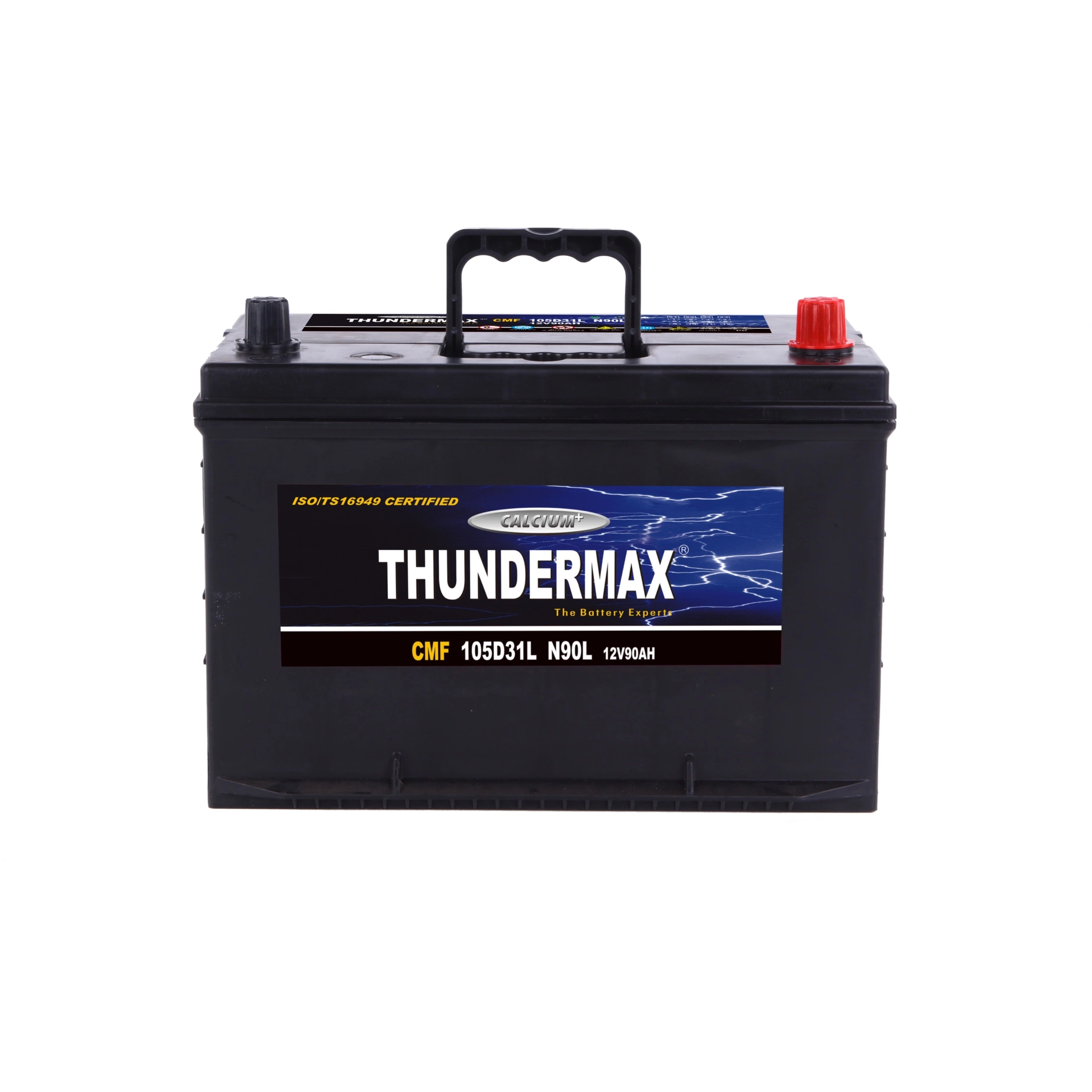 Thundermax 12V 90ah Mf 105D31L Sealed Maintenance Free Car Battery for Sale